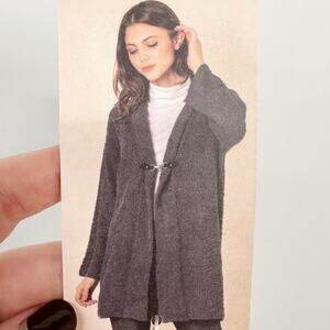 Simply Noelle NWT Mist Blue Clasp Open Cardigan